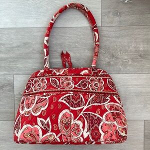 Vera Bradley Rosy Posies Sweet Pleat Retired Pattern Shoulder Bag